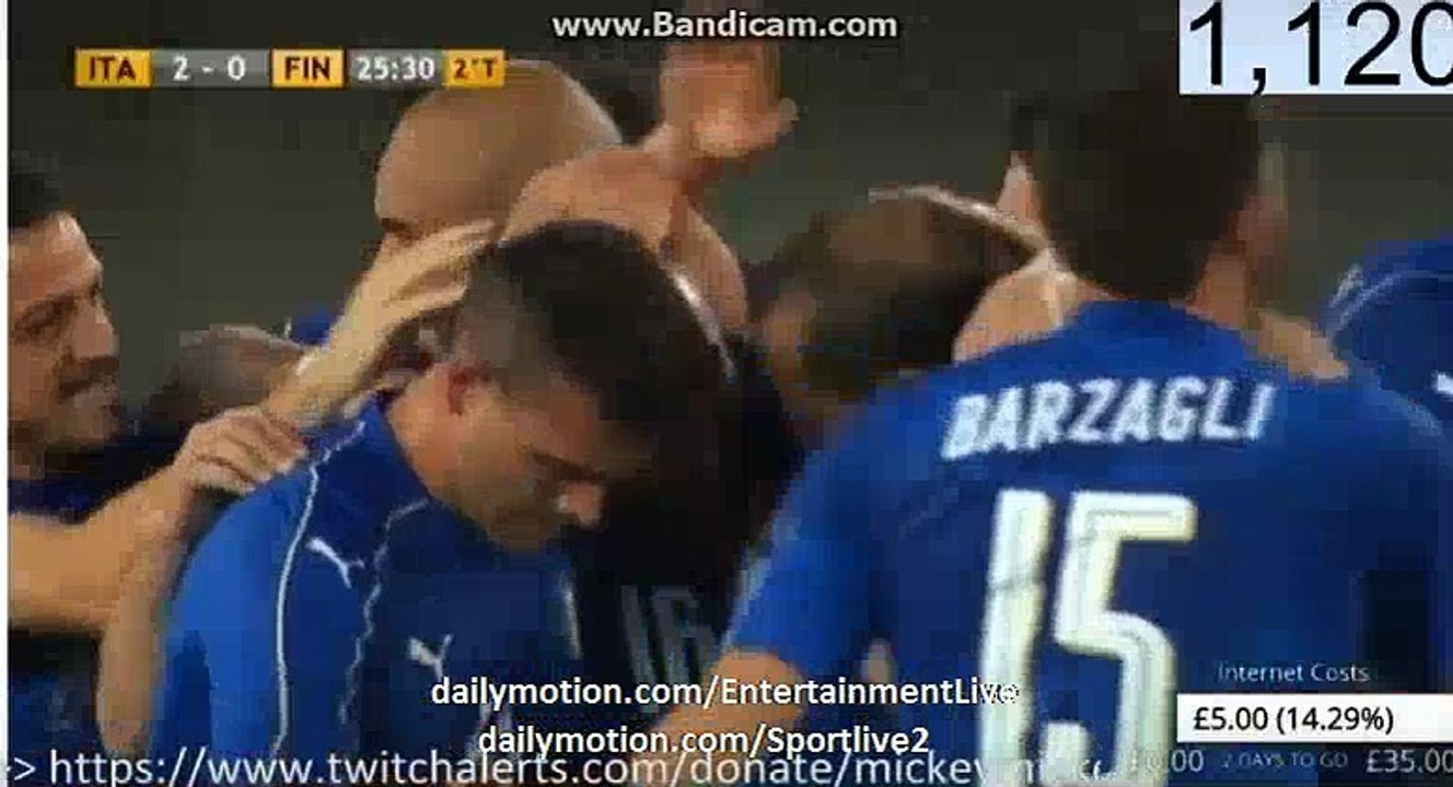 Daniele De Rossi Goal HD - Italy 2-0 Finalnd 6.06.2016 HD