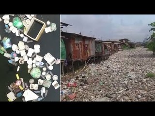 Cambodia's severely polluted and choked waterways