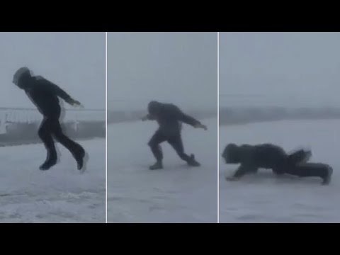 What happens when you try to make his way through high-speed winds
