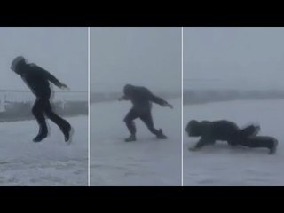 What happens when you try to make his way through high-speed winds