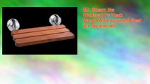 Mr Steam Ms Wallseat Pc Teak Wood Wallmounted