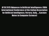 Read AI*IA 2015 Advances in Artificial Intelligence: XIVth International Conference of the