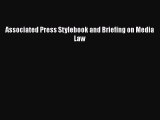 Read Associated Press Stylebook and Briefing on Media Law Ebook Free