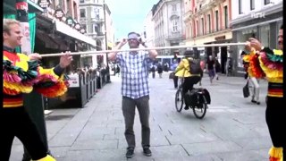 Blindfolded limbo prank funny