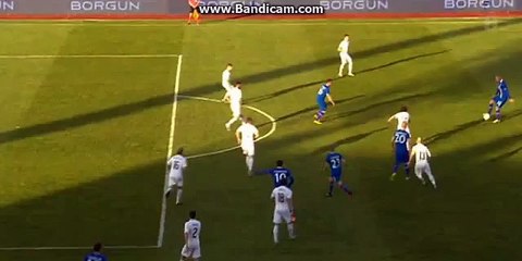 Gudjohnsen goal - Iceland vs Liechtenstein 4-0  06-06-2016