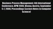 Read Business Process Management: 4th International Conference BPM 2006 Vienna Austria September