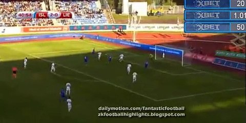 3-0 Alfred Finnbogason Goal - Iceland 3-0 Liechtenstein 06.06.2016