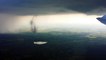 Aerial Footage Shows Double Tornado Over Schleswig-Holstein