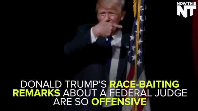 Even Trump's Fellow Republicans Can't Take His Racist Rhetoric