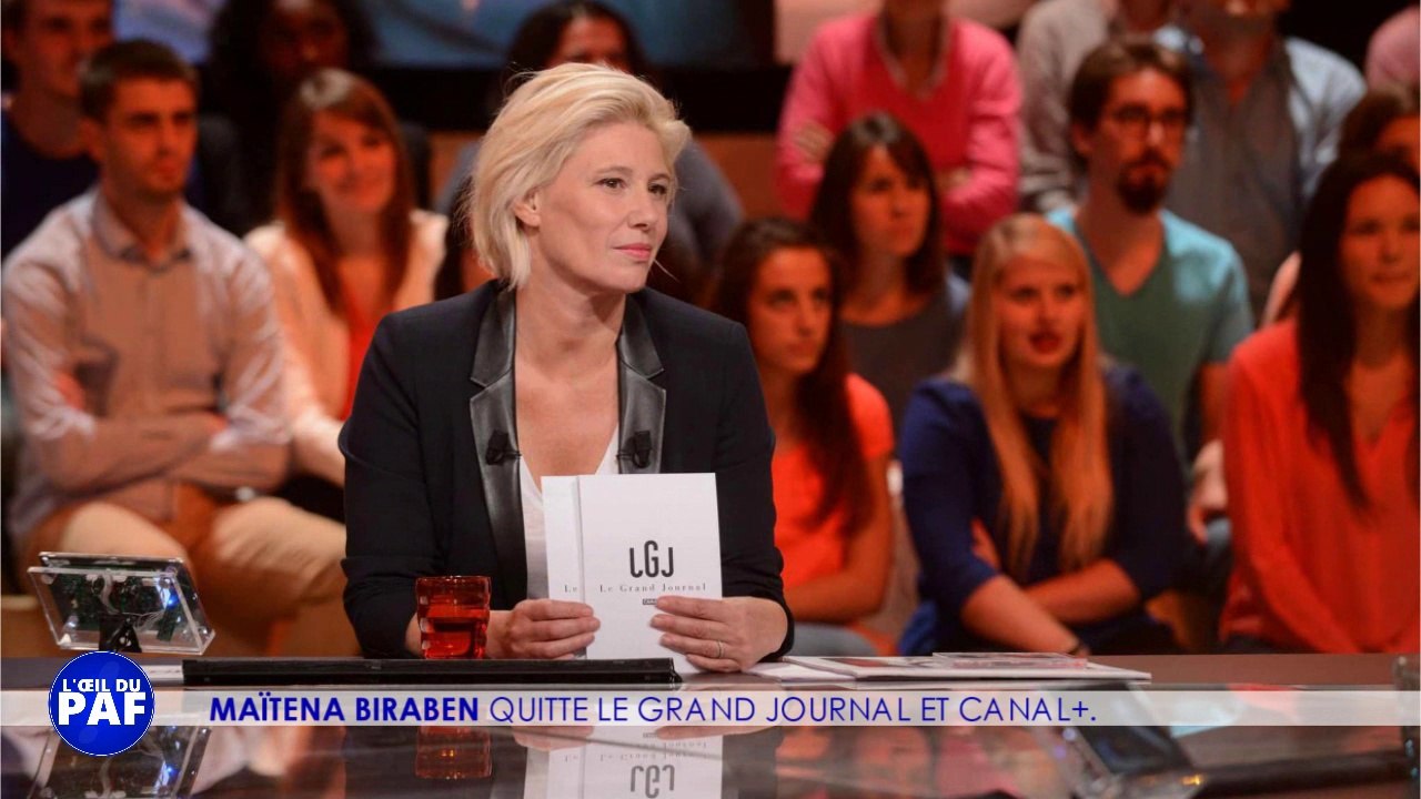 MAÏTENA BIRABEN QUITTE CANAL+ - L'ŒIL DU PAF