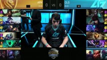 2016 NA LCS Summer - Group Stage - W1D3: Apex Gaming vs Counter Logic Gaming (Game 1)