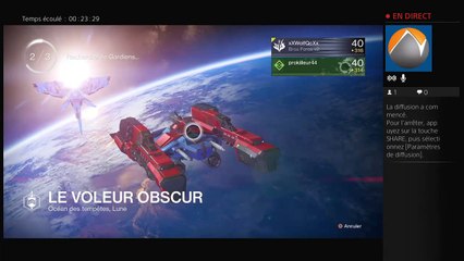 Enroute vers la nuit noire