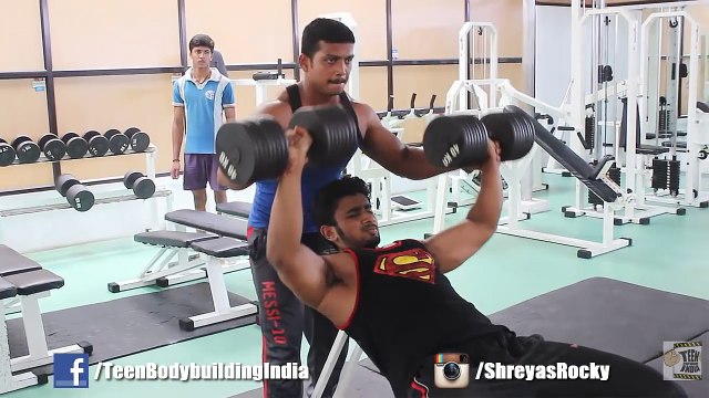 INTENSE CHEST AND TRICEPS WORKOUT Teen Bodybuilding India