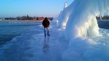 Manistee MI pier 12/28/10