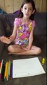 Lily's how to draw Peppa Pig and her family with a rainbow