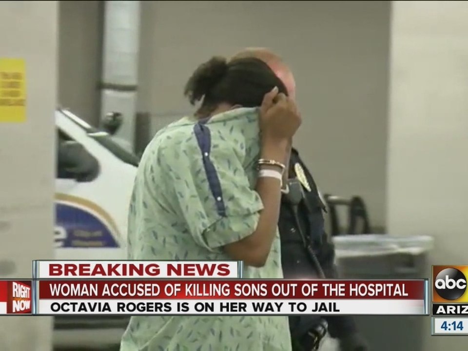 Mother accused of killing her three sons booked into jail