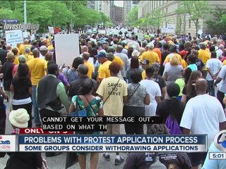 Protest groups having technical issues with online RNC permit applications