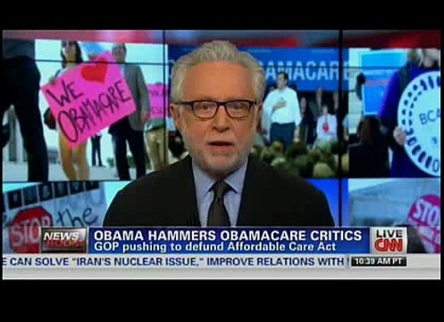 HEATED CNN Wolf Blitzer Goes After Michele Bachmann Over ObamaCare News Today