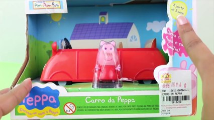 George da Familia Peppa Pig Conhecem o Carro Novo da Peppa FunToysKids  em Portugues!!!