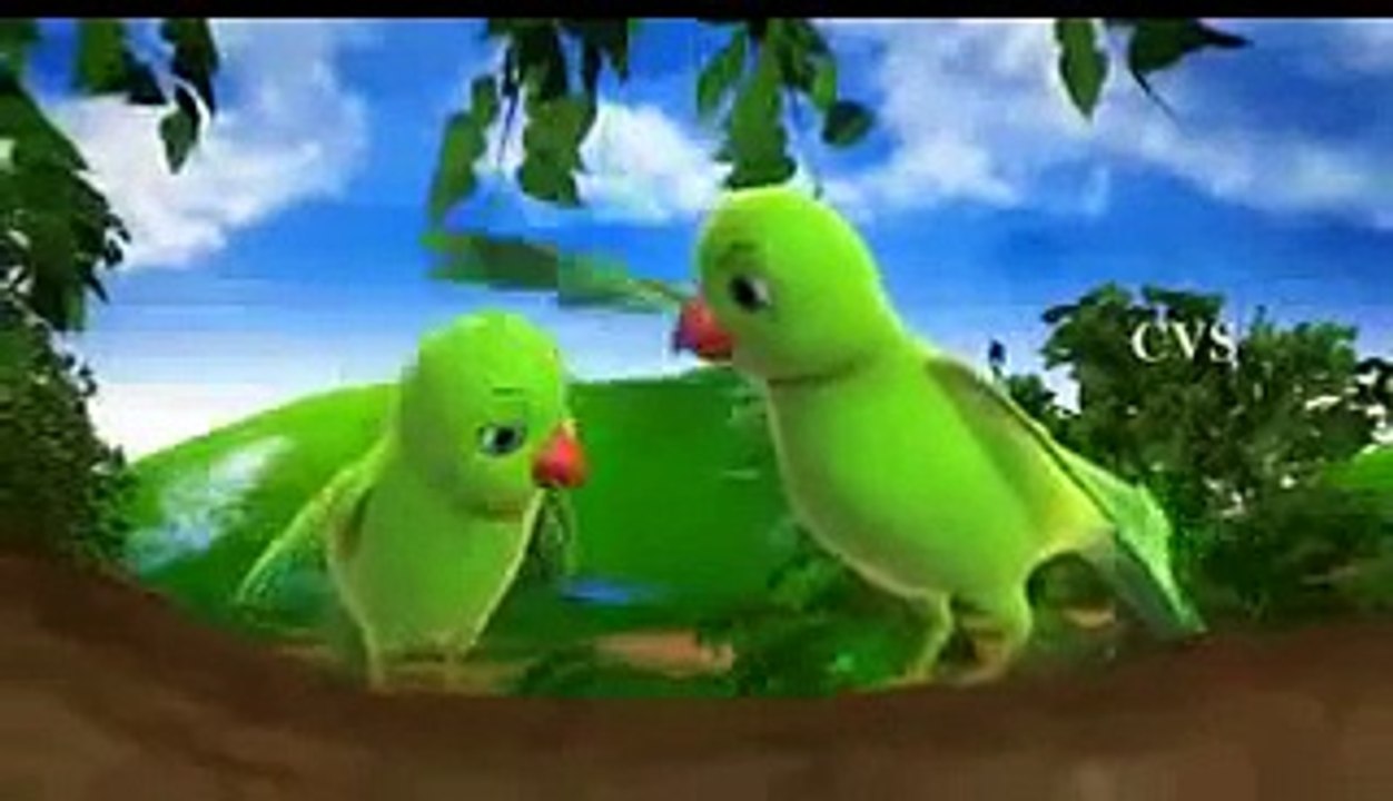 TV3 KIDS songs Chitti Chilakamma Parrots 3D Animation Telugu Rhymes for children with lyrics