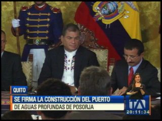 El Gobierno da la concesión del puerto de Posorja a una empresa de Dubái