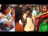 Rupa Ganguly manhandles TMC worker