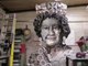 Queen Elizabeth’s portrait made of automotive parts unveiled