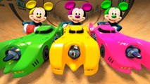 BATMAN CARS & COLORS Mickey Mouse ont tournés à Luge (Chansons Comptines pour les enfants)