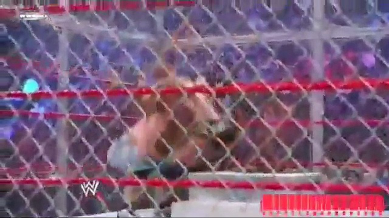 Randy Orton vs John Cena Hell in a Cell 2009 Highl