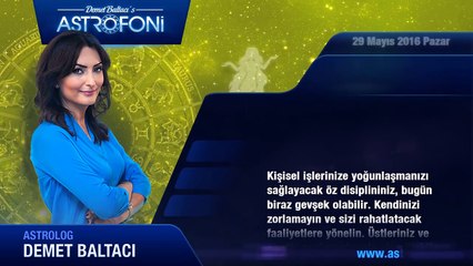 BAŞAK günlük yorumu 29 Mayıs 2016 Pazar