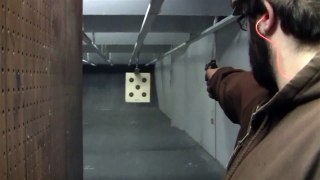 One Handed Firing the Smith & Wesson 28-2