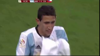 Ángel Di Maria Goal Argentina vs Chile 1 - 0 Copa america 06/06/2016