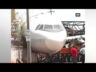Defunct Air India aircraft collapses near Hyderabad airport