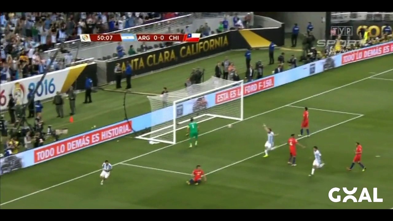 Argentina vs Chile 1: 0. Di Maria