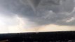 Dramatic Funnel Cloud Forms Over Hamburg, Germany