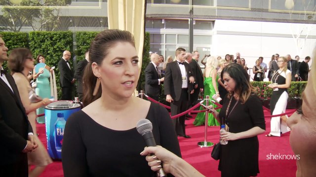 Mayim Bialik talks feminism and women in Hollywood on the Emmys 2015 red carpet
