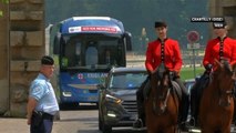 Euro 2016 : Accueil en grande pompe des Anglais à CHantilly - Le 07/06/2016 à 07h00