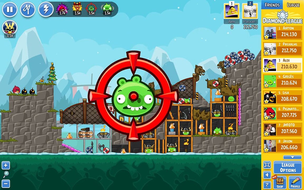 Angry Birds Friends Week 211-2 Level 6 214K