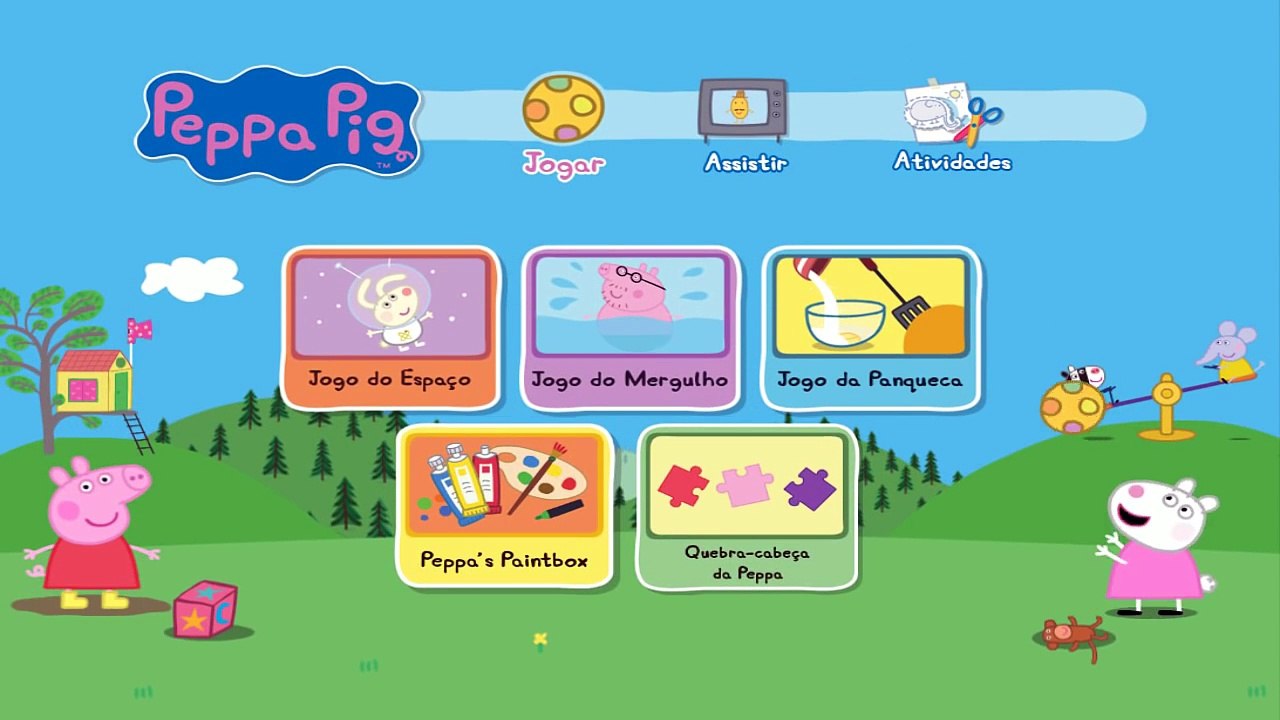 Pig George da Familia Peppa Pig - Joguinho Quebra Cabeça da Peppa ToysKids Peppa Pig