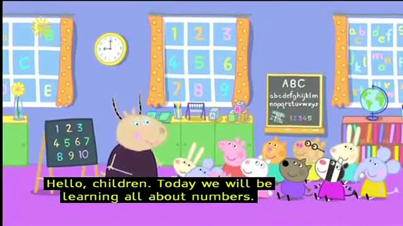 Peppa Pig (Series 3) - Numbers (with subtitles) 6