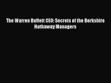 Read The Warren Buffett CEO: Secrets of the Berkshire Hathaway Managers Ebook Free