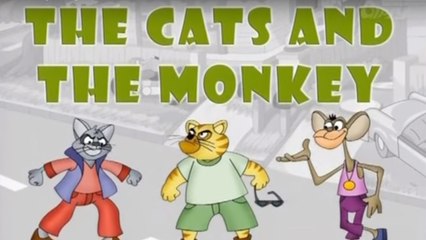 The Cats And The Monkey #English Animated Stories For Kids #Kids Collection