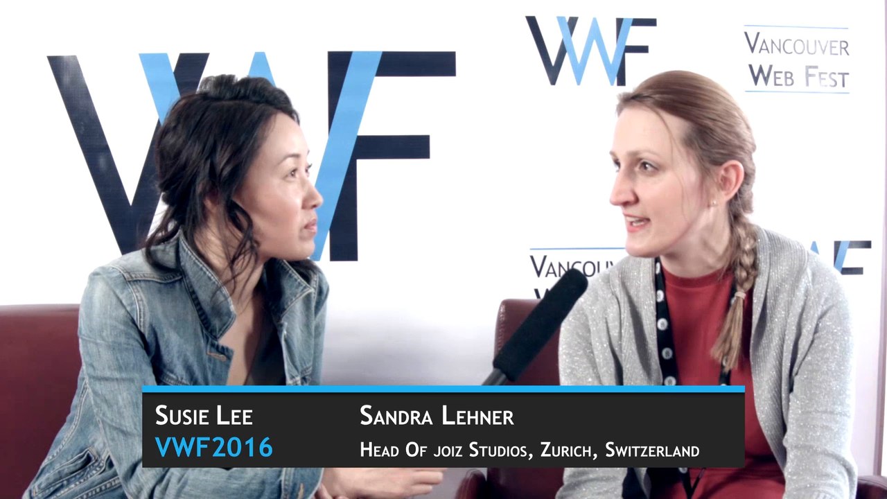 VWF 2016 correspondent Susie Lee interviews Sandra Lehner of joiz Studios