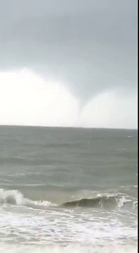 Waterspout Spotted Off Bonita Beach During Tropical Storm Colin