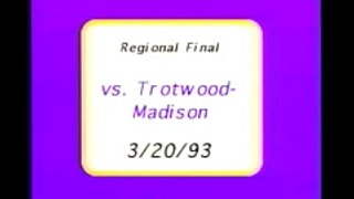Cincinnati Elder Basketball vs Trotwood Madison-3/20/93