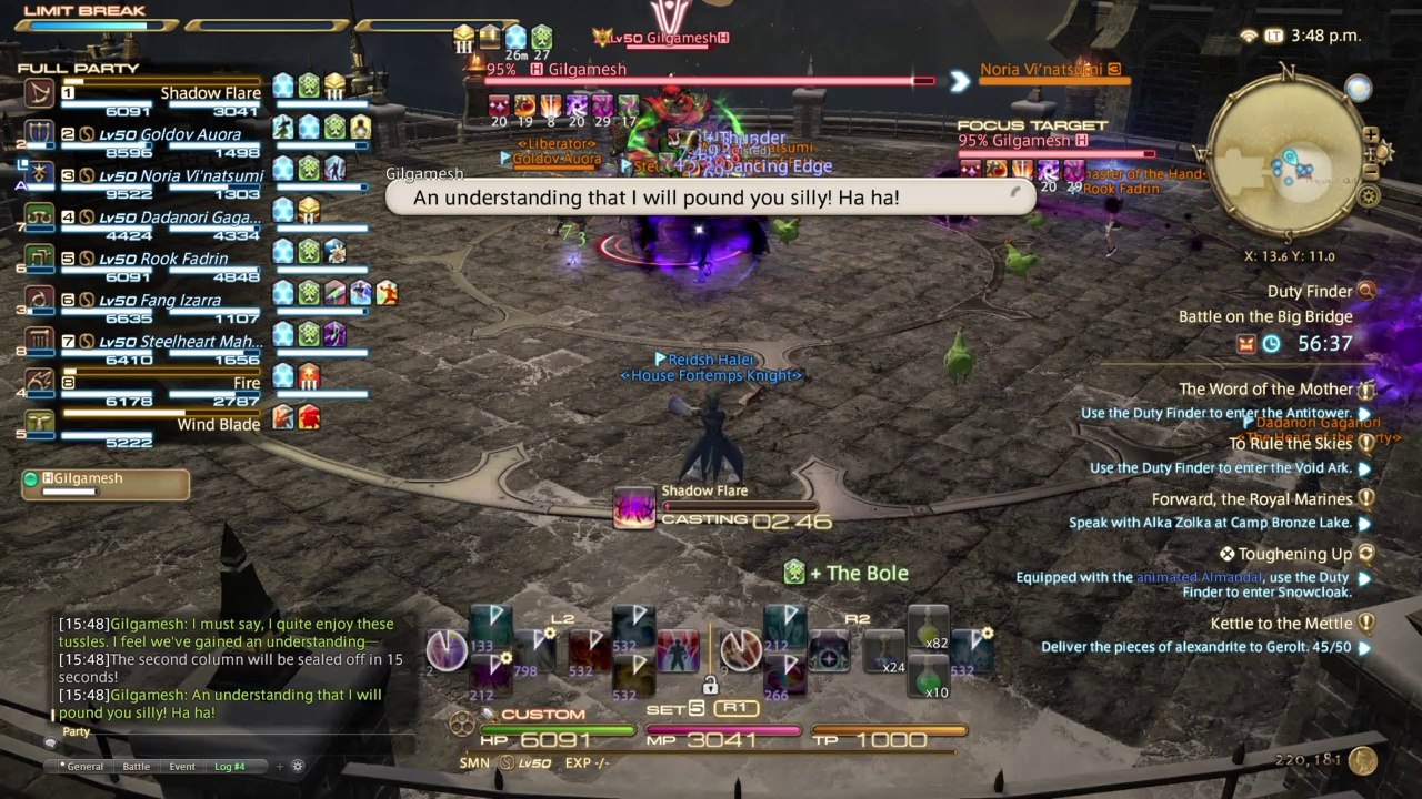 FINAL FANTASY XIV PS4 - Battle at the Big Bridge