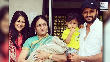 Genelia And Riteish Clicked With Their Newborn