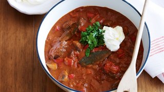 Slow Cooked Beef Goulash _ by cookingrecipies 6 dailymotion