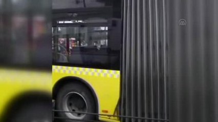 Kamyon Metrobüs Yoluna Girdi