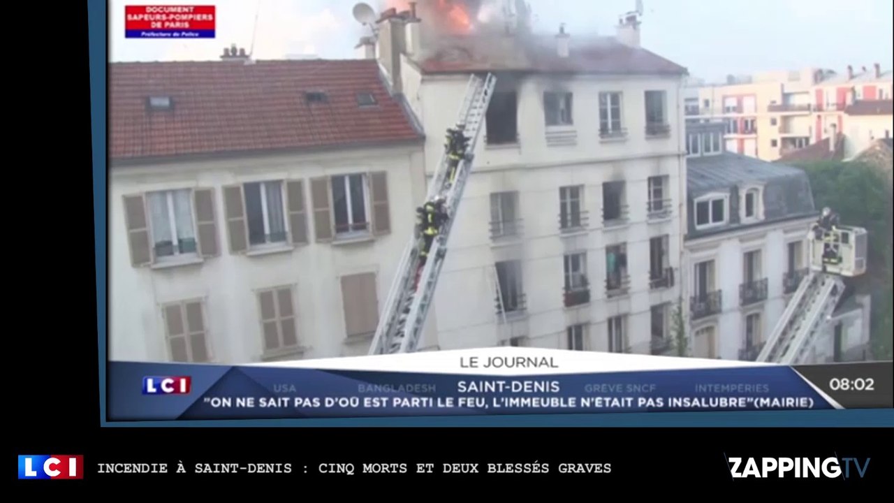Saint-Denis : Cinq morts et deux blessés graves dans un terrible incendie